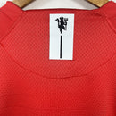 Manchester United Retrô I Manga Longa - 2008 (Com Patch - Champions League)