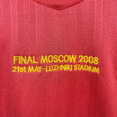 Manchester United Retrô I Manga Longa - 2008 (Com Patch - Champions League)