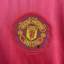 Manchester United Retrô I Manga Longa - 2008 (Com Patch - Champions League)