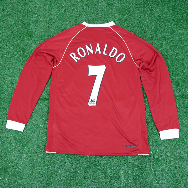 Manchester United I Manga Longa - 06/07 (Personalizada com Ronaldo Cr7)