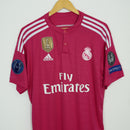 Real Madrid Retrô II - 14/15 (Personalizada Ronaldo COM OS PATCH DA CHAMPIONS)