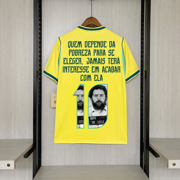 Brasil Nike I - 26/27 (Personalização Esp. QUEM DEPENDE DA POBREZA PARA SE ELEGER...)