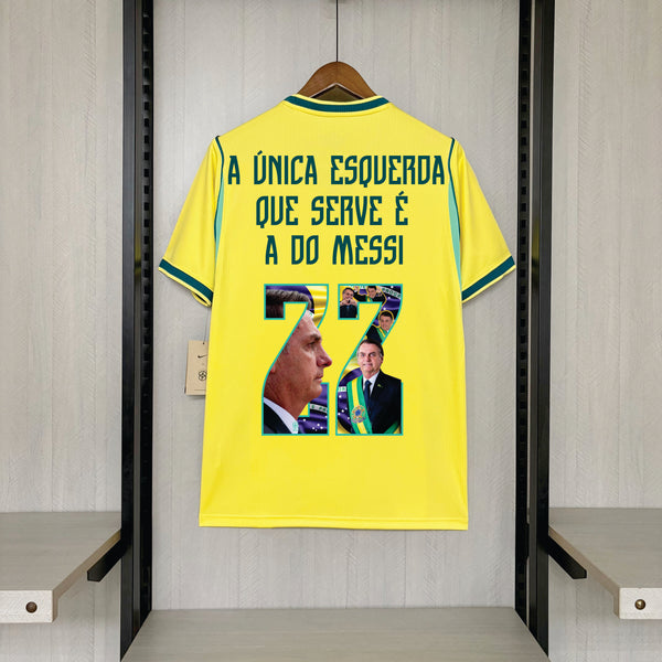 Brasil Nike I - 26/27 (Personalização Especial: A ÚNICA ESQUERDA QUE SERVE É A DO MESSI)