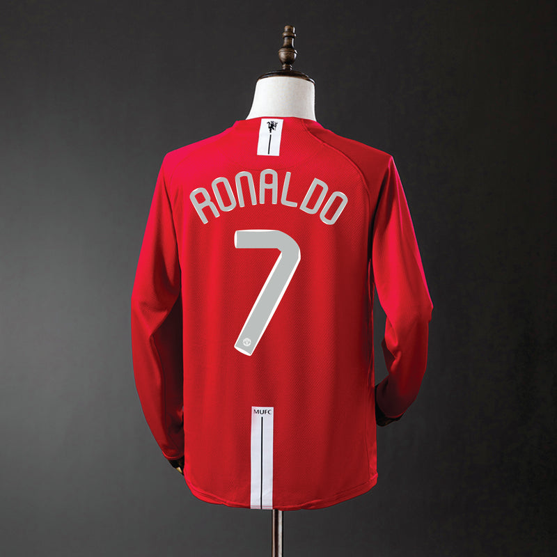 Manchester United I Manga longa - 2008 (Personalizada com Ronaldo)